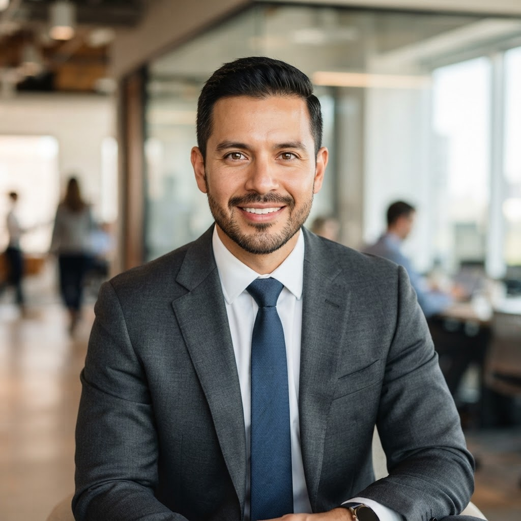 Portrait of Carlos Rodriguez, independent agency owner