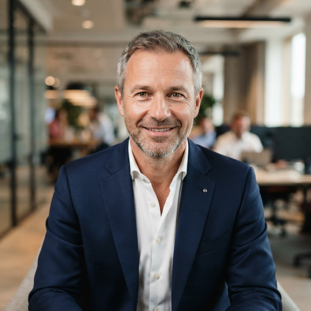 Portrait of David Reinhardt, RIA founder