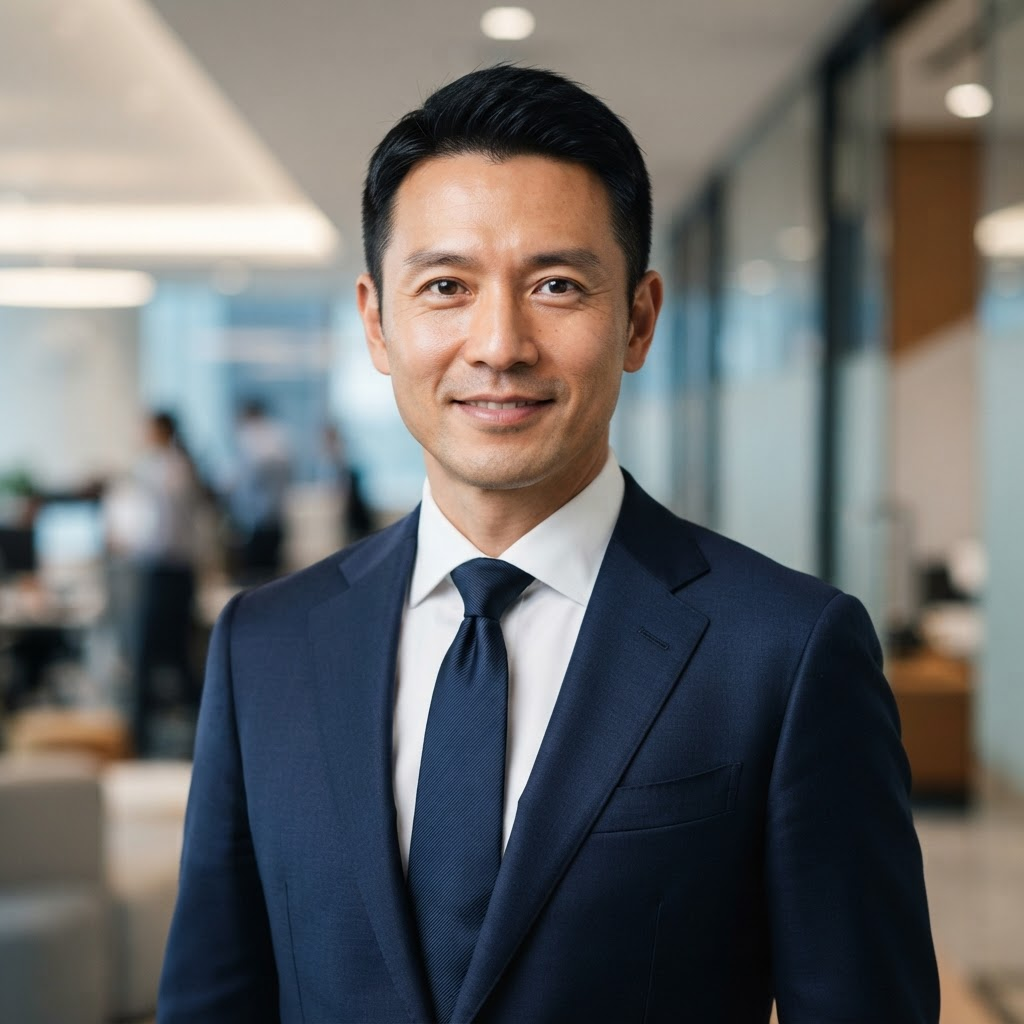 Portrait of Michael Chen, managing partner